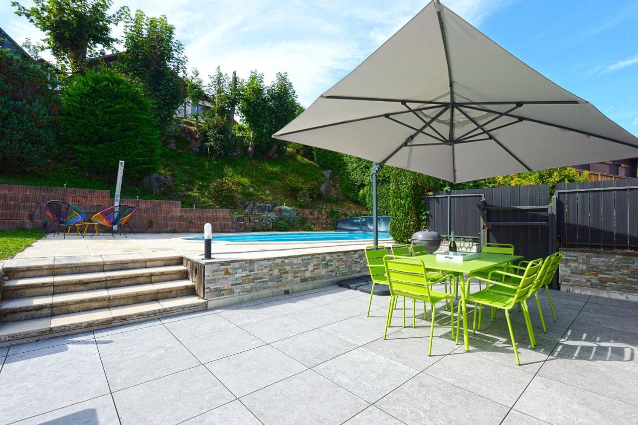 Bargkass - Vue Montagne Et Piscine Villa La Bresse Ngoại thất bức ảnh